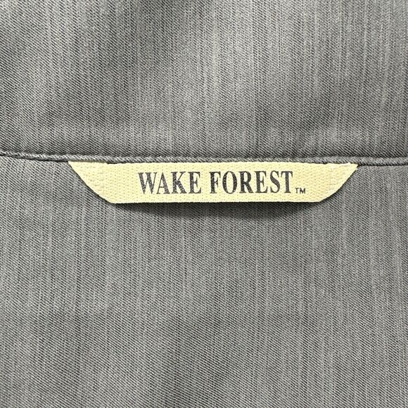 Wake Forest Jacket Mens Small Demon Deacons Gray Full Zip Team On Field Nike - Picture 6 of 14